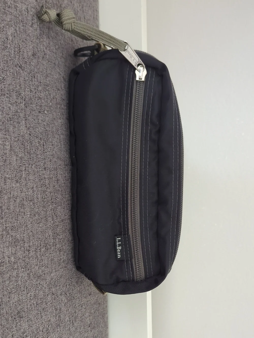 L.L. Bean Black Pencil Pouch